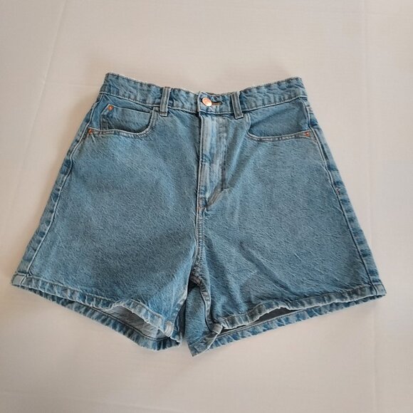 Zara Pants - Zara High Waisted Mom Fit Denim Shorts Size 6
